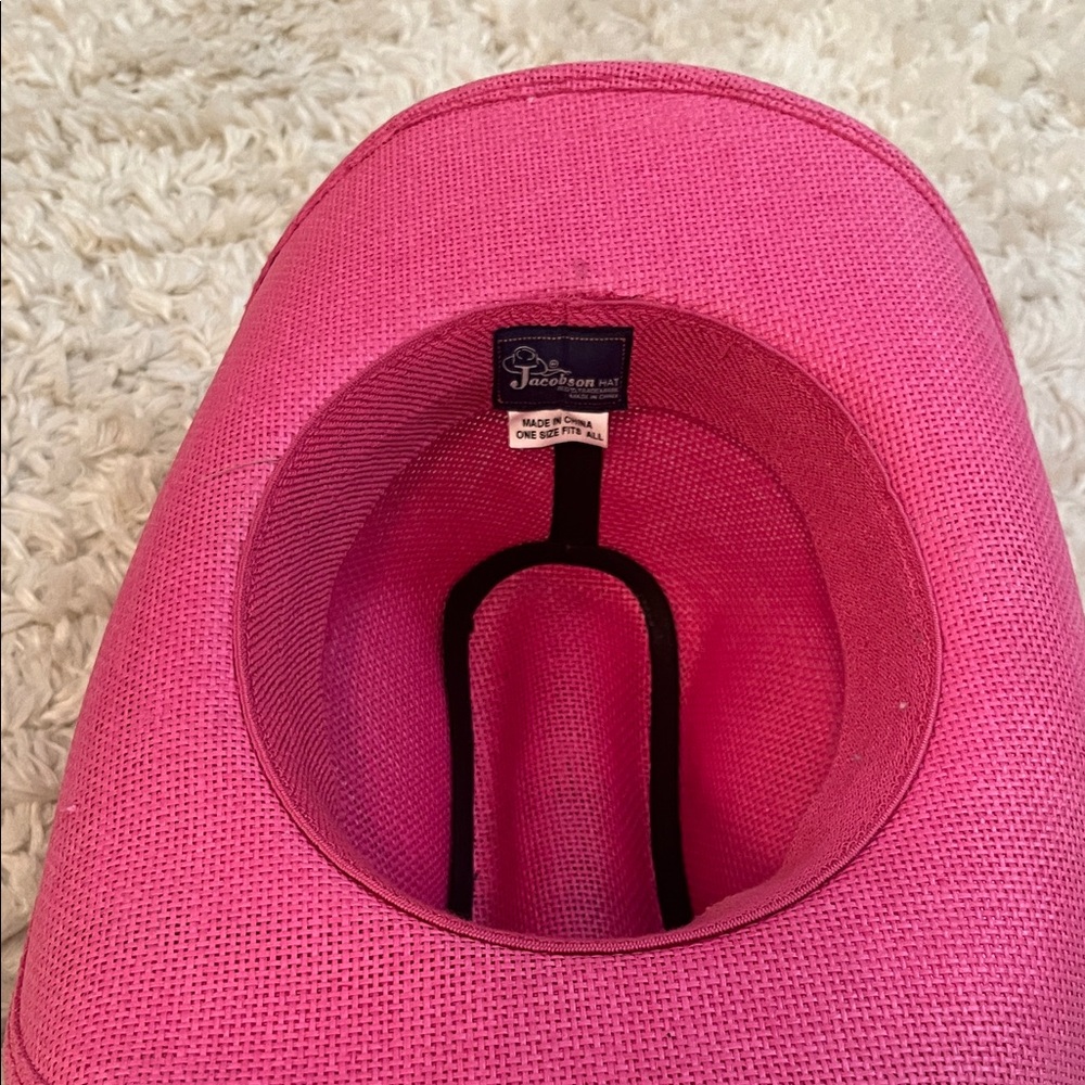 Pink Rhinestone Cowboy Hat - Picture 2 of 3
